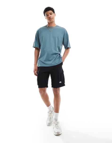 The North Face Heritage Anticline cargo shorts in black