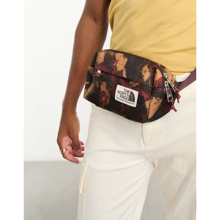 The North Face Heritage Berkeley bum bag in brown texture print ASOS