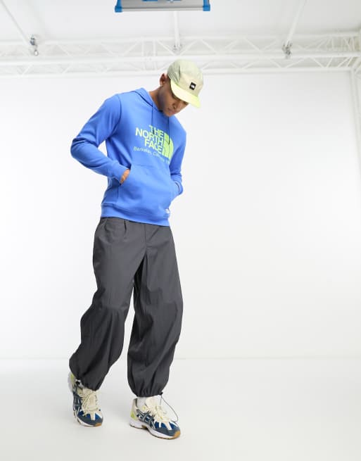 The North Face Heritage Berkeley California hoodie in blue, 4 of 4