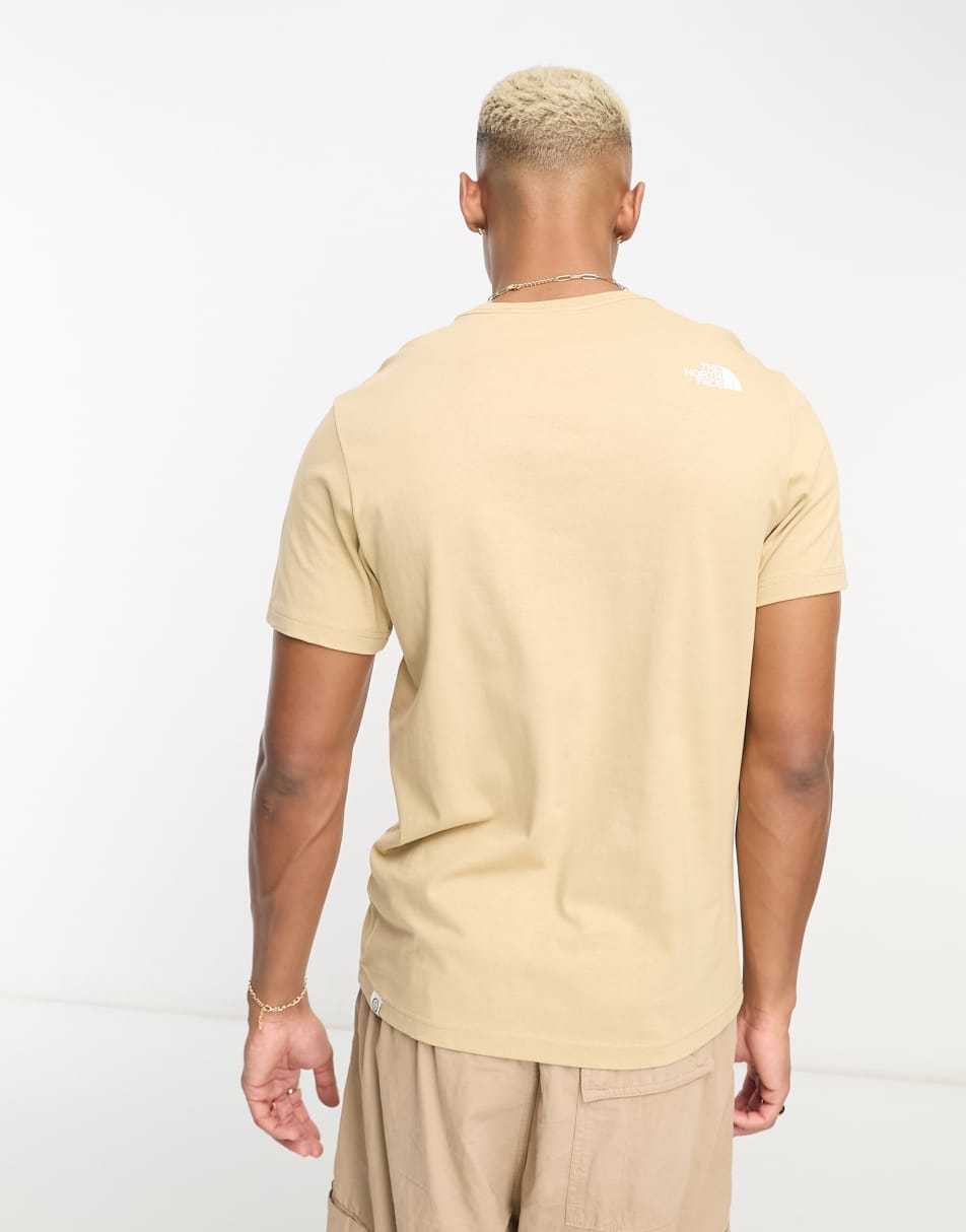 The North Face Heritage Berkeley California pocket t-shirt in beige 0