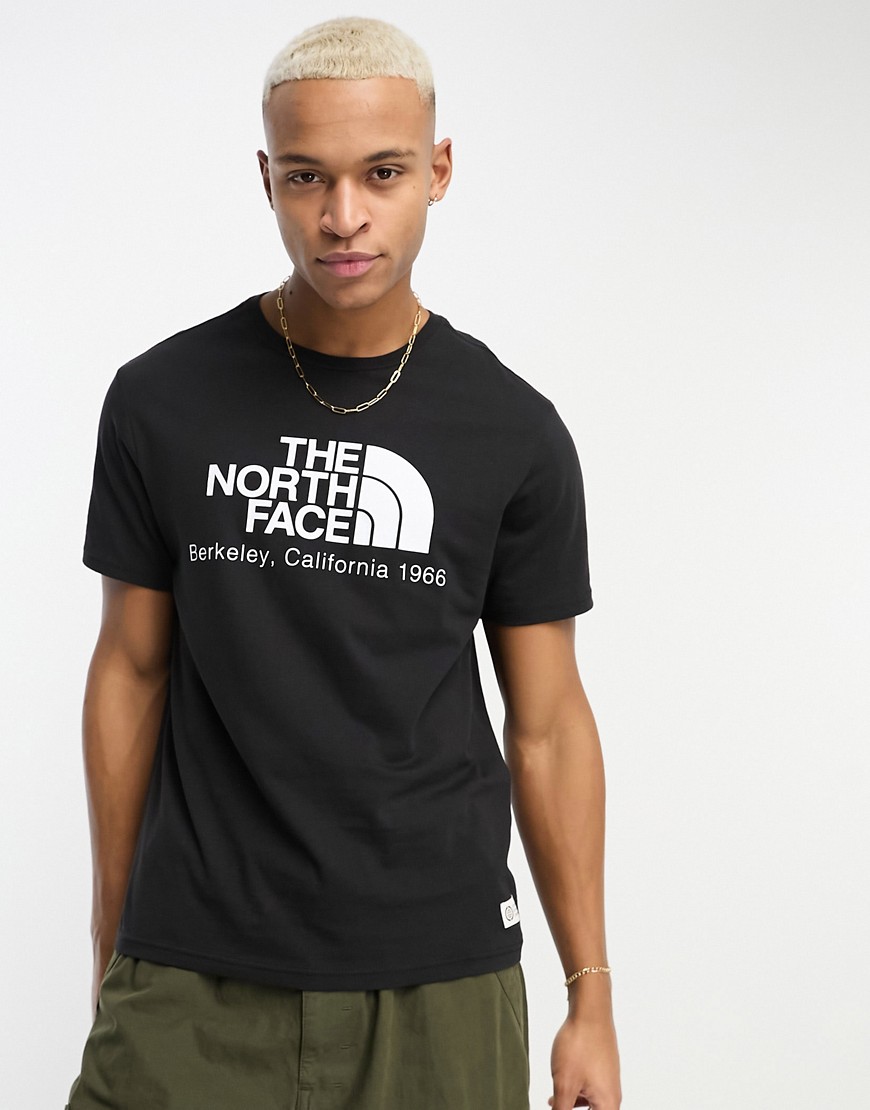 The North Face Heritage Berkeley California scrap material t-shirt in black