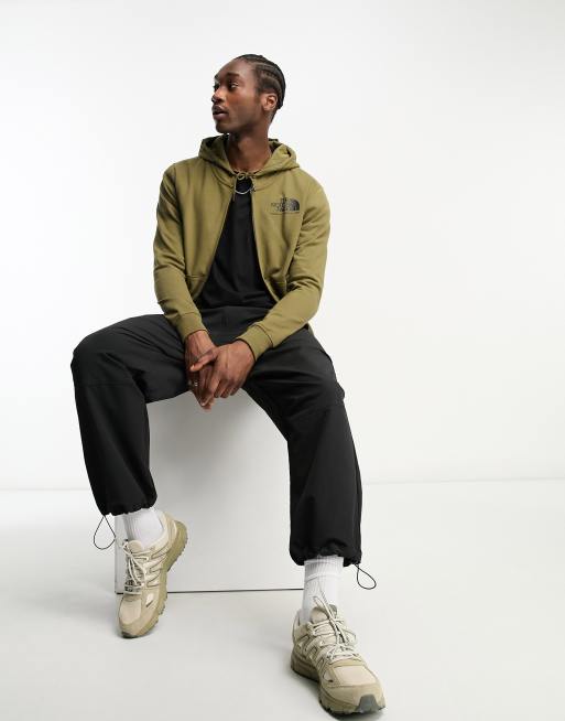 Green north face tracksuit sale