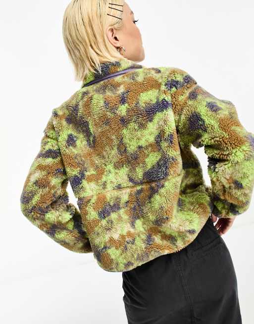 North face camo fleece jacket new arrivals