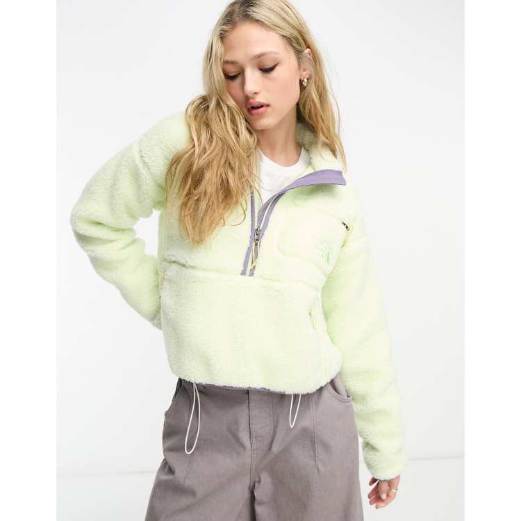 The North Face Heritage Extreme Pile 1 2 zip fleece jacket in