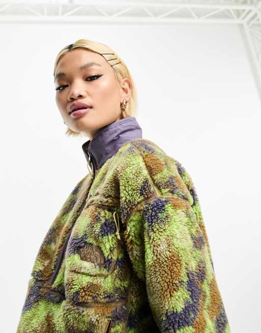 The North Face - Heritage Extreme Pile - Fleece jack met 1/2 rits in camouflageprint