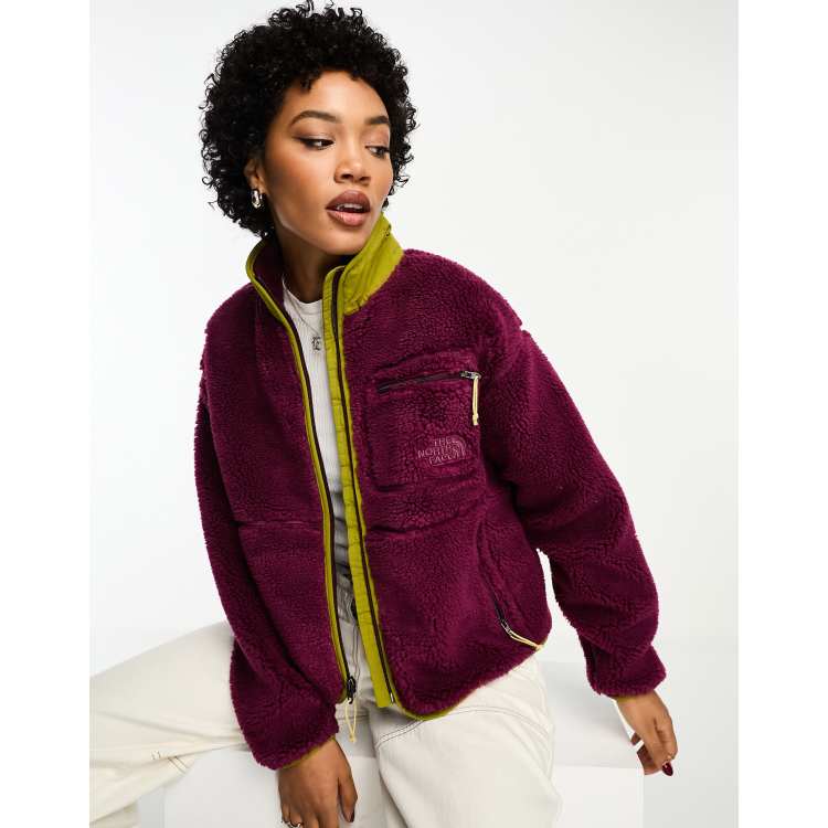The North Face Heritage Extreme Pile zip up fleece jacket in