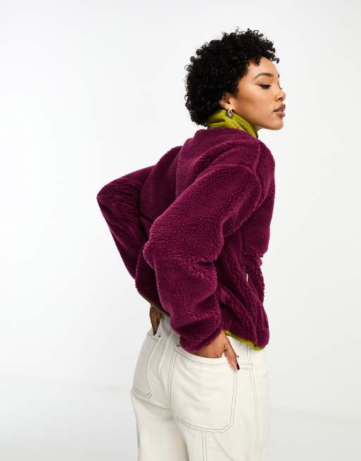 The North Face Heritage Extreme Pile zip up fleece jacket in