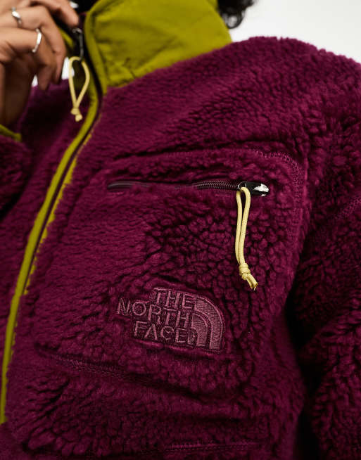 Mens burgundy new arrivals fleece jacket