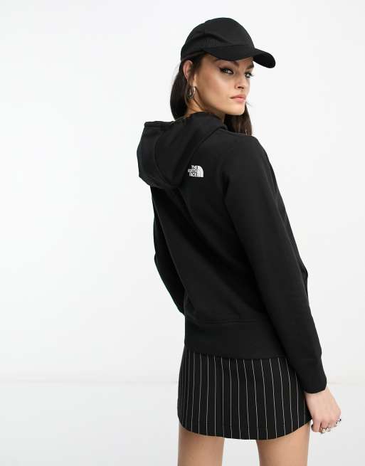 The North Face Heritage fleece hoodie in black, 4 of 4