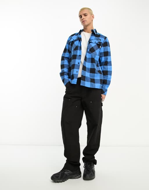 North face best sale flannel mens