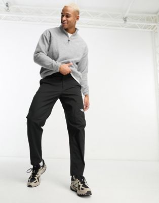 The North Face Heritage loose fit utility trousers in black