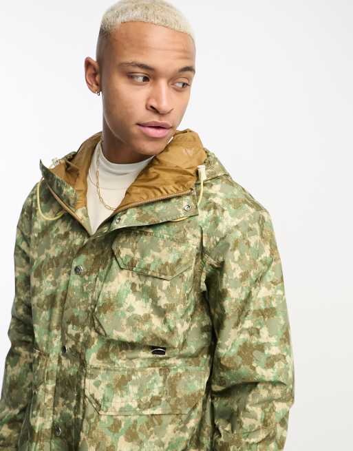 The North Face Heritage M66 insulated shirt jacket in camo