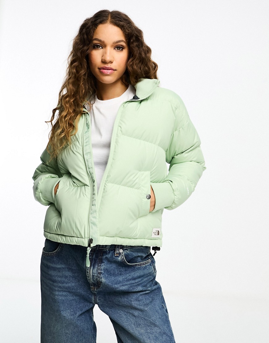 The North Face Heritage Paralta down puffer jacket in sage green