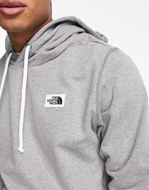 Grey north face hoodie new arrivals
