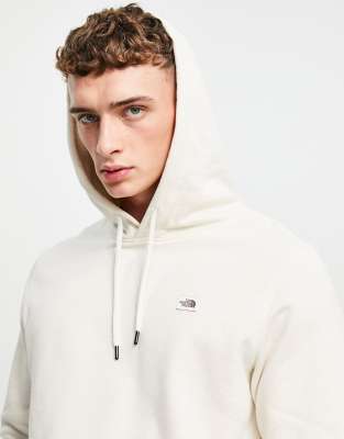 Cream north face deals hoodie