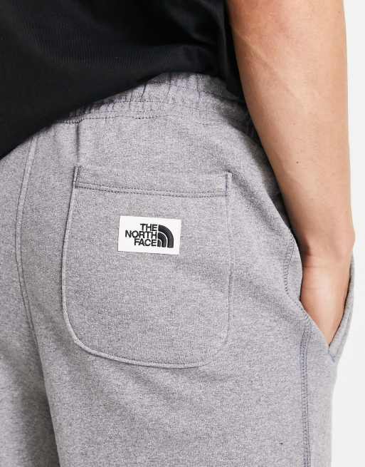 The North Face Heritage Patch sweatpants in gray