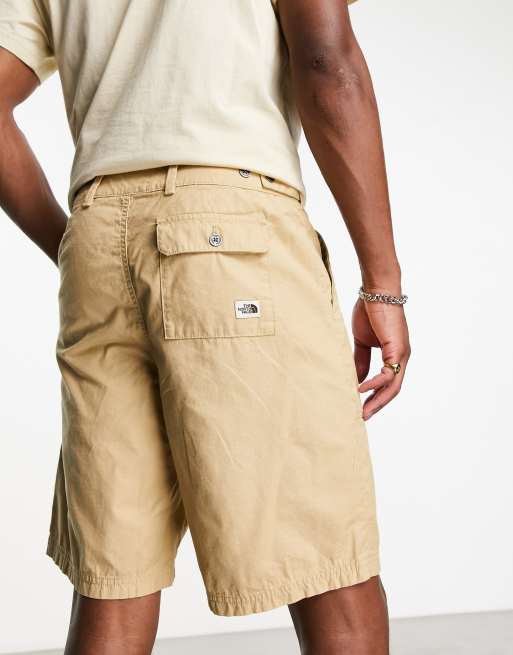 The North Face Heritage Ripstop cotton utility shorts in stone