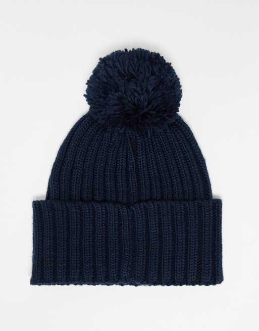 The North Face – Heritage Ski Tuke – Marinblå, grovstickad mössa, 2 av 4