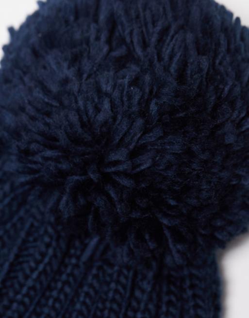 The North Face – Heritage Ski Tuke – Marinblå, grovstickad mössa, 3 av 4