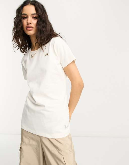 The North Face Heritage t-shirt in cream