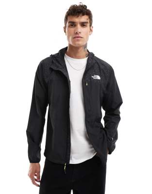 The North Face Higher run wind jacket in black