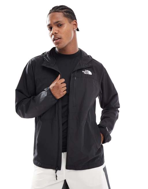 The North Face Higher run wind jacket in tnf black npf