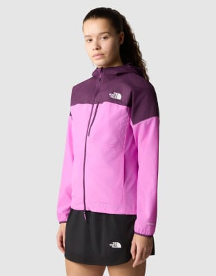 The North Face - Higher Run - Windjacke in Violetter Krokus/Schwarz cur-Lila