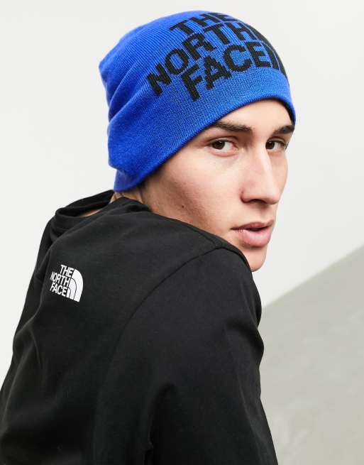 North face shop beanie blue