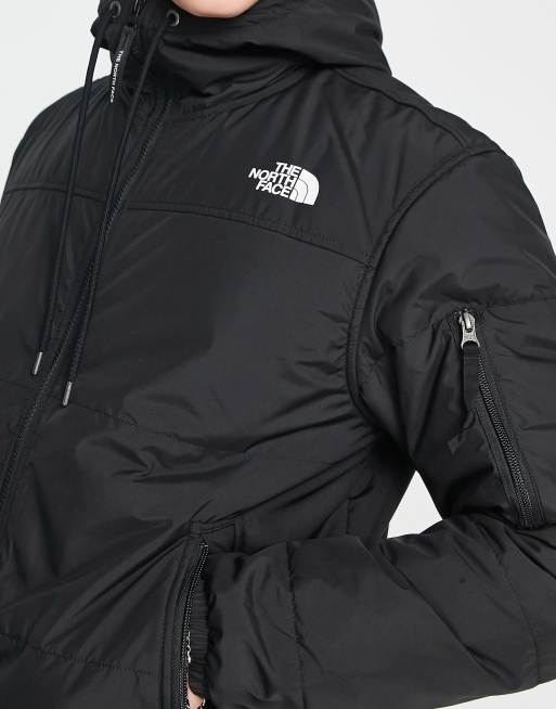 North face bomber hot sale jacket mens black