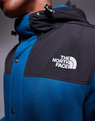 The North Face Highrail fleece insulated hooded jacket in petrol
