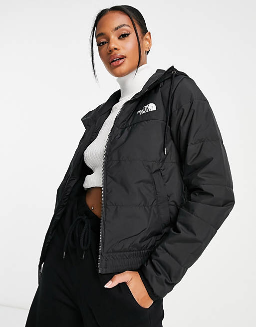 The North Face Highrail synthetic puffer jacket in black | ASOS