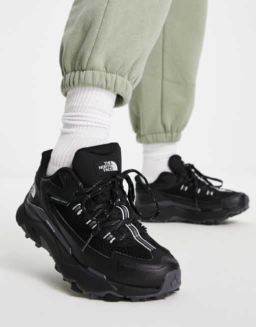 black north face walking shoes