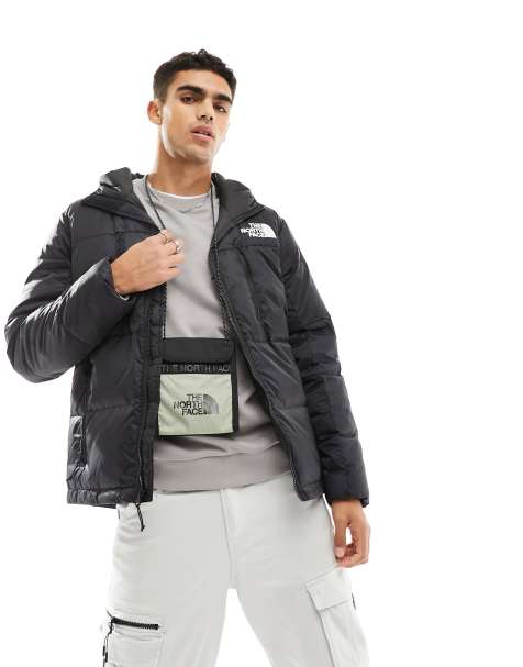 The North Face Himalayan down hooded jacket in black - view 1