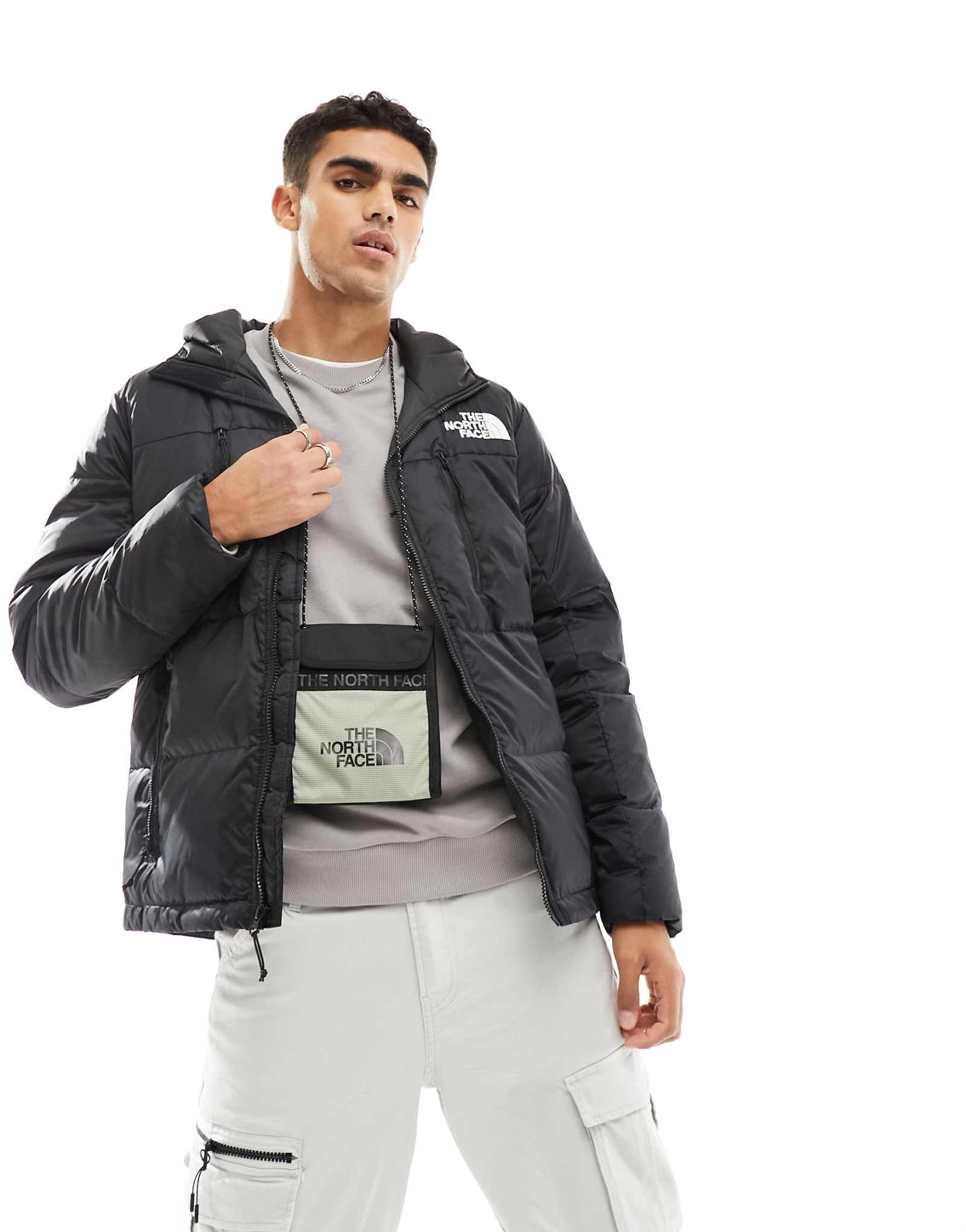 Гималайская пуховая куртка с капюшоном The North Face черного цвета