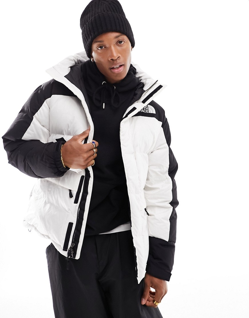 The North Face Himalayan Ripstop Nylon Down Jacket In White,black