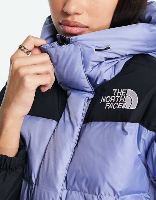 The North Face Himalayan down parka coat in blue and black