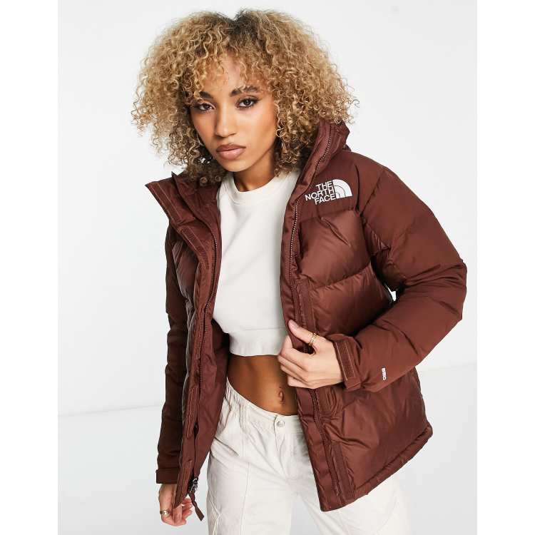 The North Face Himalayan down parka coat in brown | ASOS