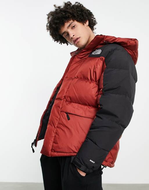 Burgundy north face coat best sale