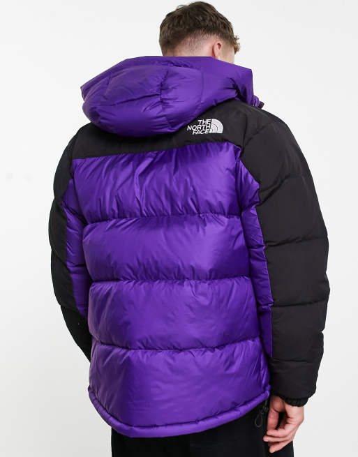 North face online purple down jacket