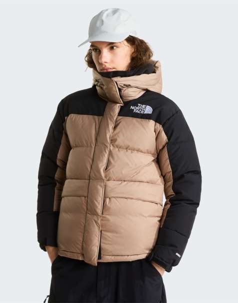 The North Face Himalayan down parka in garnet/tnf black - view 1