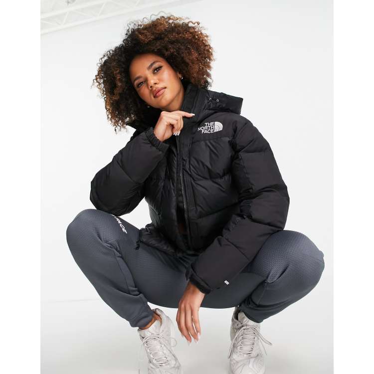 The North Face Himalayan down parka jacket in black