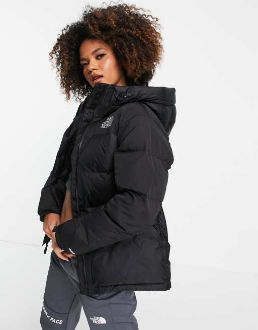 The North Face Himalayan down parka jacket in black