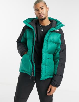 north face parka green