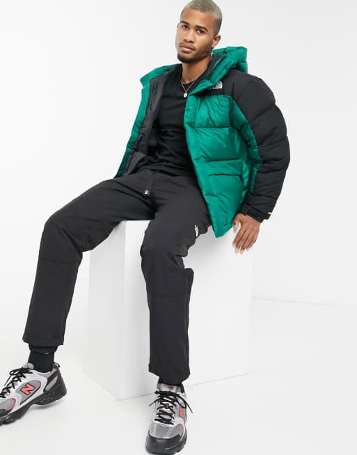 The North Face Himalayan down parka jacket in green | ASOS
