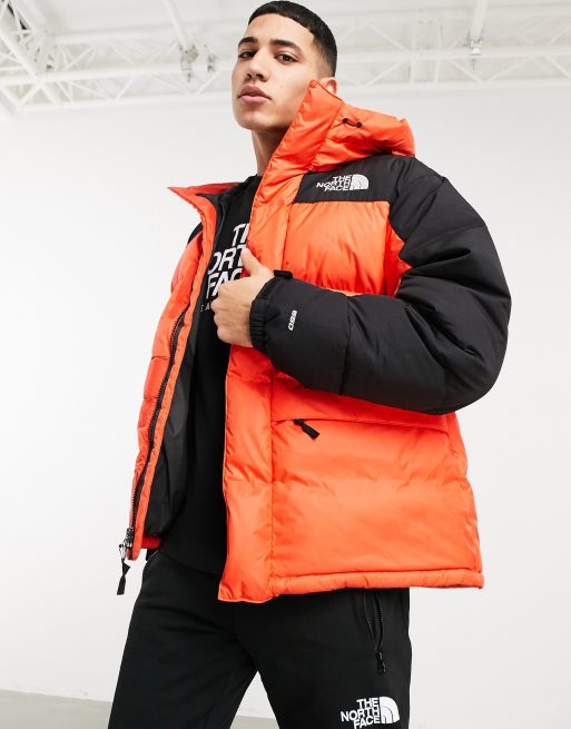 The North Face Himalayan down parka jacket in red ASOS