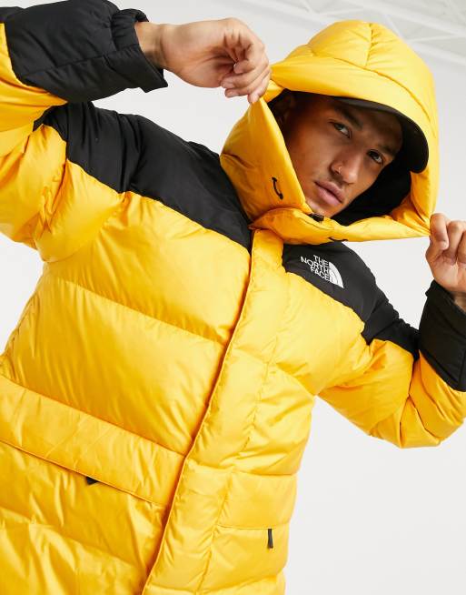 North face himalayan parka yellow sale