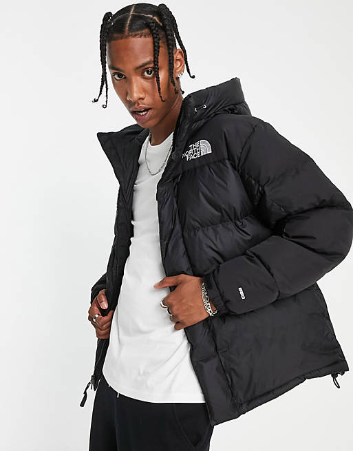 The North Face Himalayan Down puffer jacket in black | ASOS