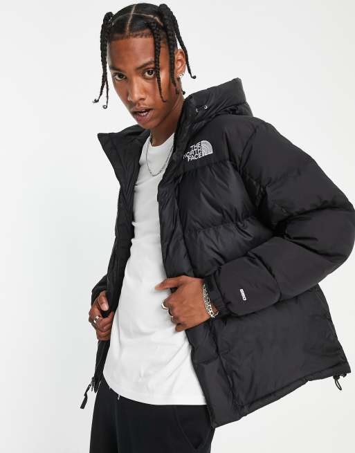 The North Face Himalayan Down Puffer Jacket In Black Asos