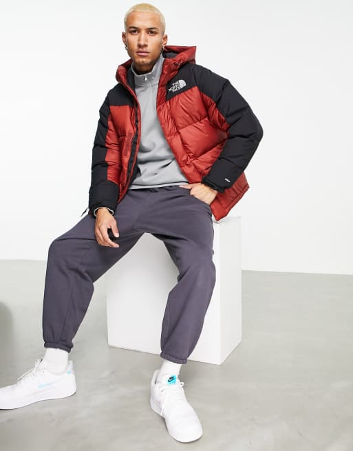 Burgundy north face jacket sale