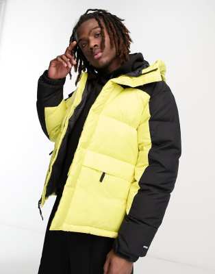 The North Face Himalayan down puffer jacket in yellow | Smart Closet